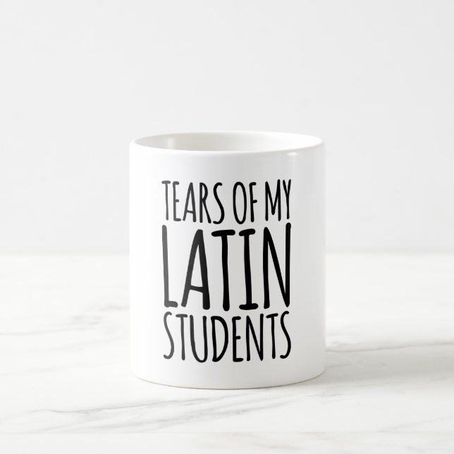 Caneca De Café Tears Of My Latin Students  (Centro)