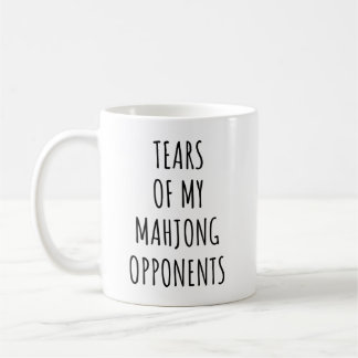 Caneca De Café Tears Of My Mahjong Opponents Mahjong Lovers