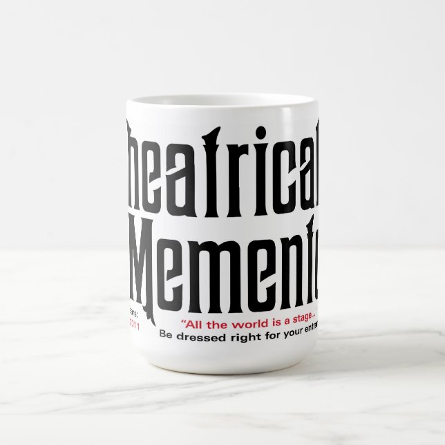 Caneca de café teatral das lembranças (Centro)