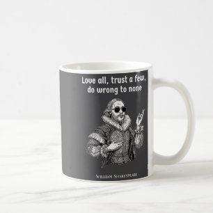 Caneca De Café Teatro de Citação Engraçada de Shakespeare Literat