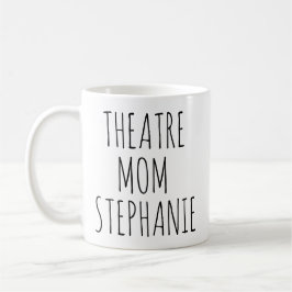Caneca De Café Teatro Mãe Moderna Personalizada