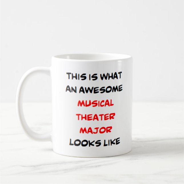 Caneca De Café teatro musical major, incrível (Esquerda)