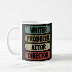 Caneca De Café Teatro Vintage Para Ator Ator De Produtor Escritor