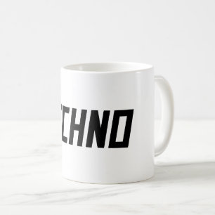 Caneca De Café TECHNO Music