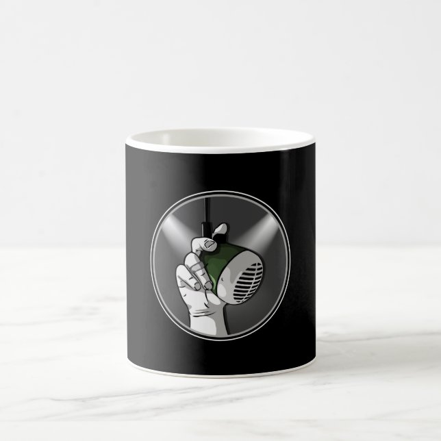 Caneca De Café Techno Music DJ Rave Eletro Trance Gift Idea (Centro)