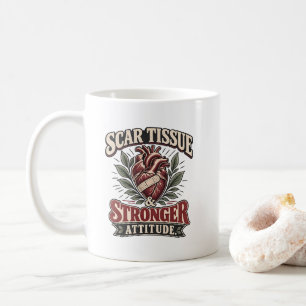 Caneca De Café Tecido Cicatricial & Atitude Mais Forte