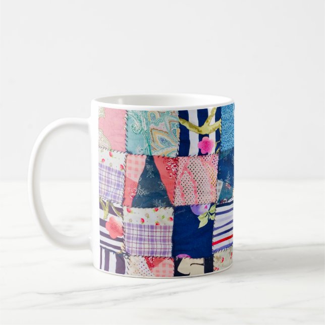 Caneca De Café Tecido único: cobertores feitos à mão de Bangkok (Esquerda)