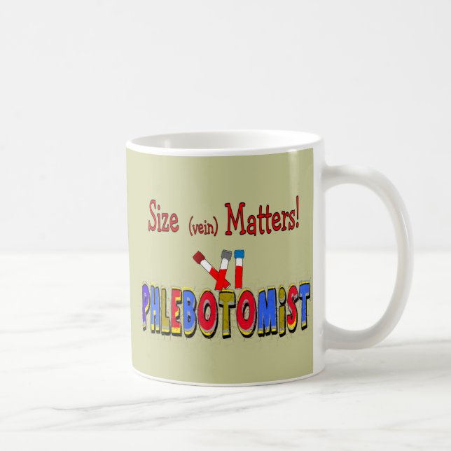 Caneca De Café Tecidos Phlebotomist Size (Vein) (Direita)