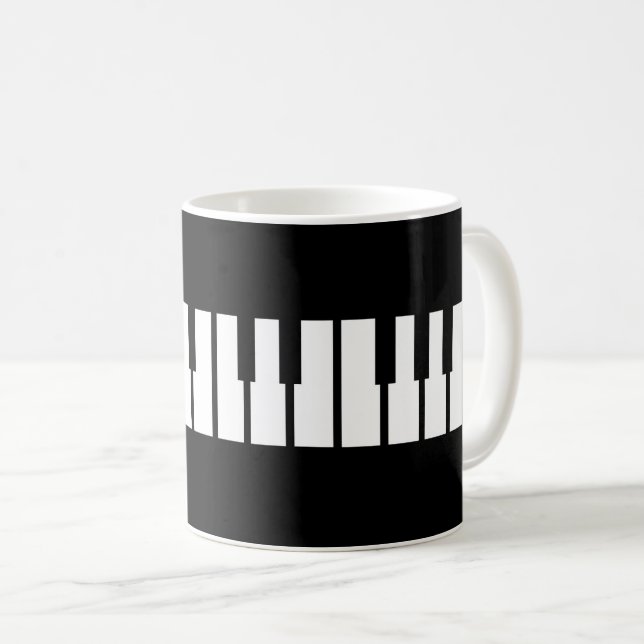 Caneca De Café Teclado (Frente Esquerda)