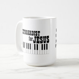 Caneca De Café Teclado culto Team Mug para Jesus