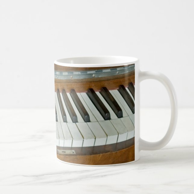 Caneca De Café Teclado de piano (Direita)