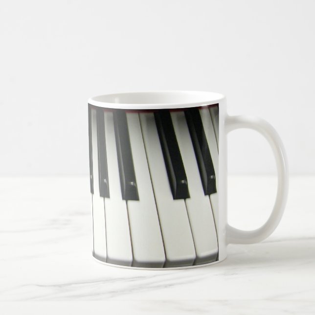 Caneca De Café Teclado de piano (Direita)