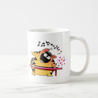 Caneca De Café Teclado gordo do jogo do gato