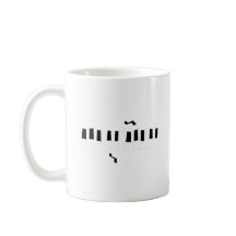 Teclado Piano Branco E Preto Com Música Com Nota