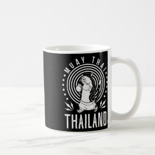 Caneca De Café Técnica de lutador de Muay Thai Tailândia Punho Jo