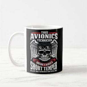 Caneca De Café Técnico aeronáutico da aviação Avionics T