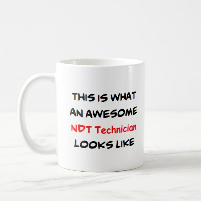 Caneca De Café técnico da ndt, incrível (Esquerda)