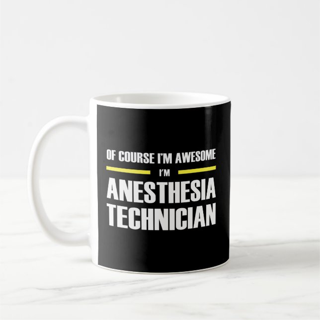Caneca De Café Técnico de Anestesia Incrível (Esquerda)