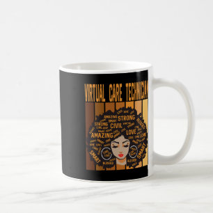 Caneca De Café Técnico de Cuidados Virtuais Poderoso Mon da Histó
