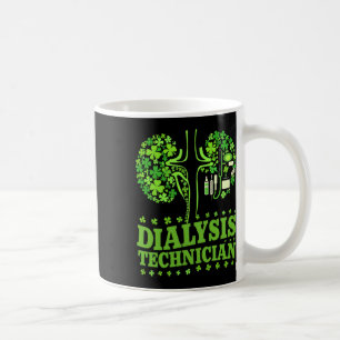 Caneca De Café Técnico de Diálise Sortudo Enfermeira Dia de São P