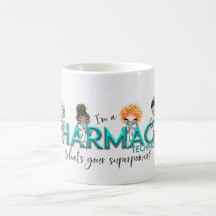 Caneca De Café Técnico de Farmácia de Cute