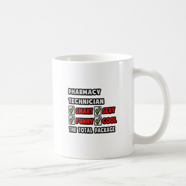 Caneca De Café Técnico de Farmácia ... O pacote total (Direita)