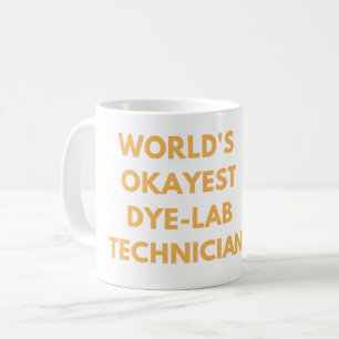 CANECA DE CAFÉ TÉCNICO DE LABORATÓRIO DE CORANTES MAIS OU MENOS D