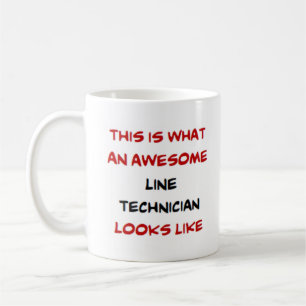 Caneca De Café técnico de linha, incrível