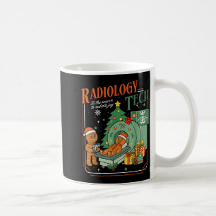 Caneca De Café Técnico de Radiologia de Natal Engraçado Homem de
