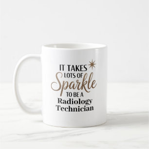 Caneca De Café Técnico de Radiologia Sparkle