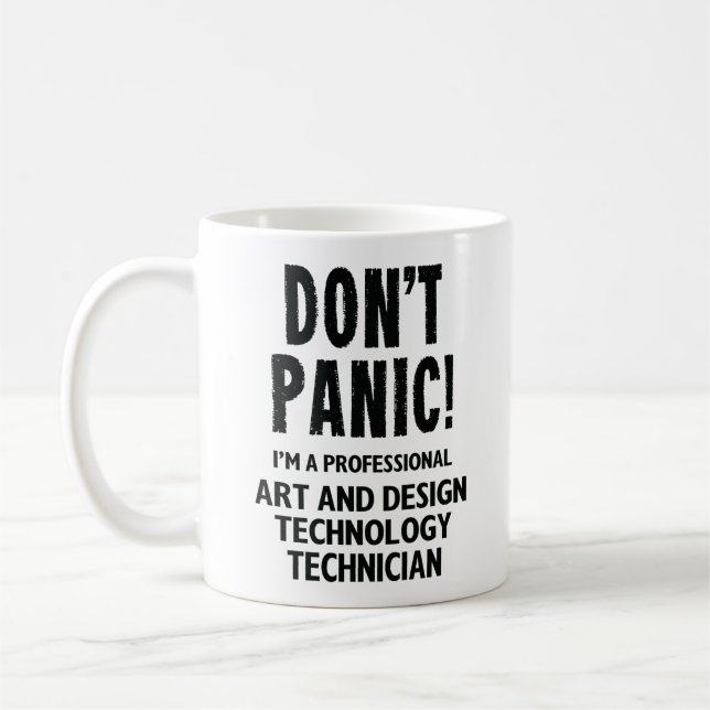 Caneca De Café Técnico de Tecnologia de Arte e Design (Esquerda)
