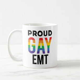 Caneca De Café Técnico médico de emergência Gay EMT Orgulhoso