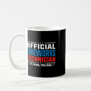 Caneca De Café Técnico Oficial de Fogos de Artifício 4 de Julho P