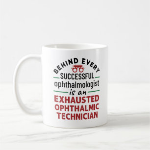 Caneca De Café Técnico Oftálmico Escavado Engraçado