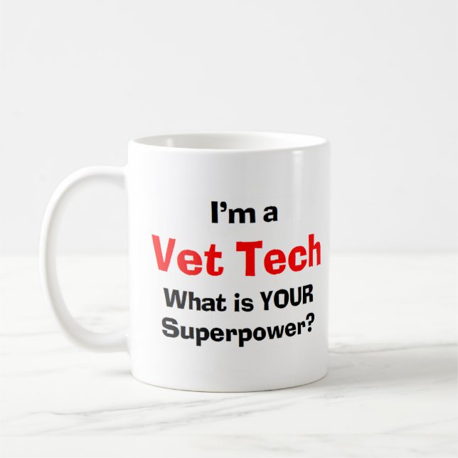 Caneca De Café técnico veterinário (Esquerda)