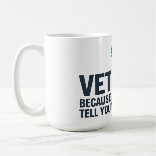 Caneca De Café Técnico Veterinário Engraçado Agradecimento