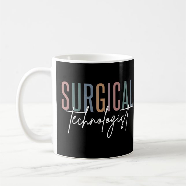 Caneca De Café Tecnologia cirúrgica Med Surg Tech Cirurgia (Esquerda)