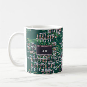 Caneca De Café Tecnologia de computador personalizada Desligar da