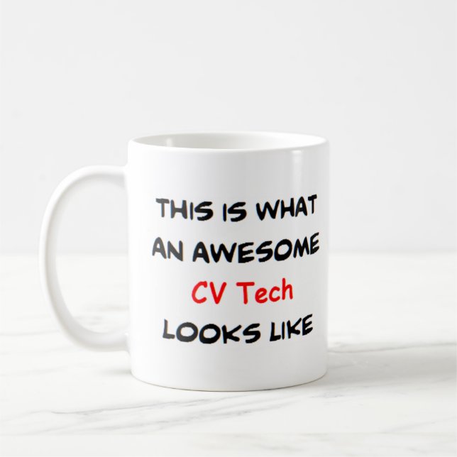 Caneca De Café tecnologia de cv, incrível (Esquerda)