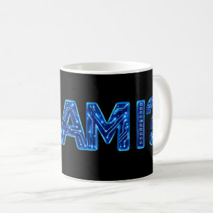 Caneca De Café Tecnologia de IA Texto