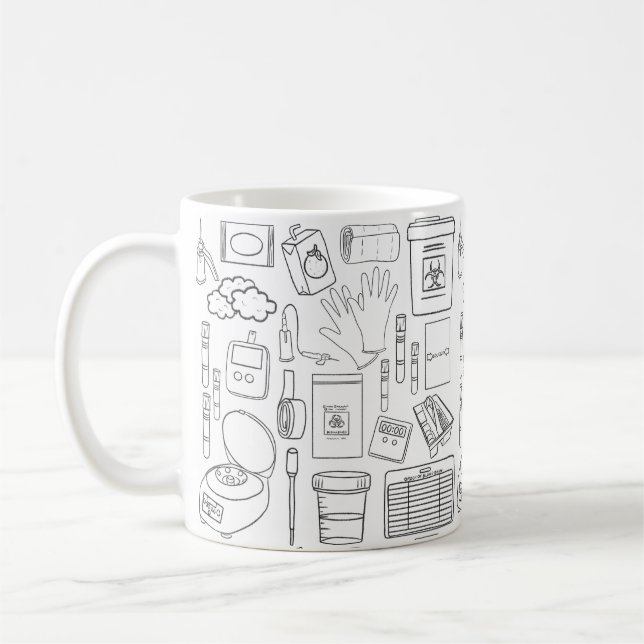 Caneca De Café Tecnologia de laboratório (Esquerda)