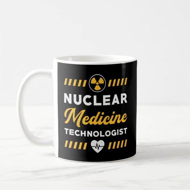Caneca De Café Tecnologia de Medicina Nuclear Radiologia Rad Tech (Esquerda)