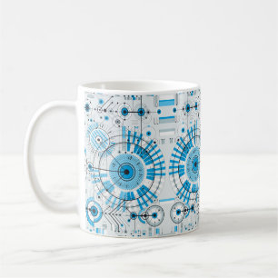 Caneca De Café Tecnologia legal do mecanismo Abstrato