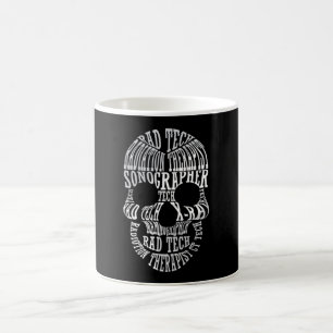 Caneca De Café Tecnologia Radiology Tech Rad Tech Skull Xray