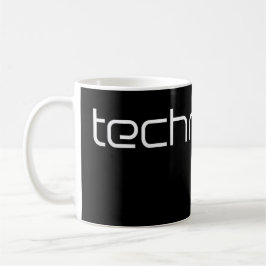Caneca De Café Tecnotexto Legal Tecnologia Texto Preto