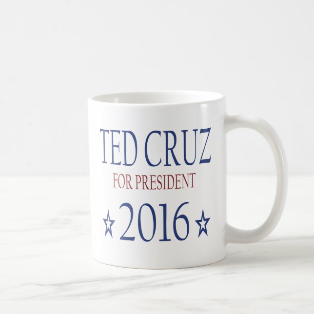 Caneca De Café Ted Cruz para o presidente 2016 (Direita)
