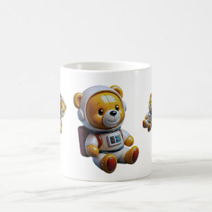 Caneca De Café Teddy Astronaut Sonhador