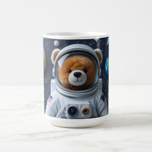 Caneca De Café Teddy Astronauta Fofo