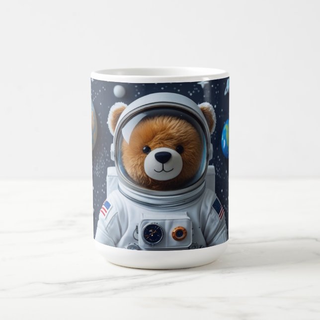 Caneca De Café Teddy Astronauta Fofo (Centro)
