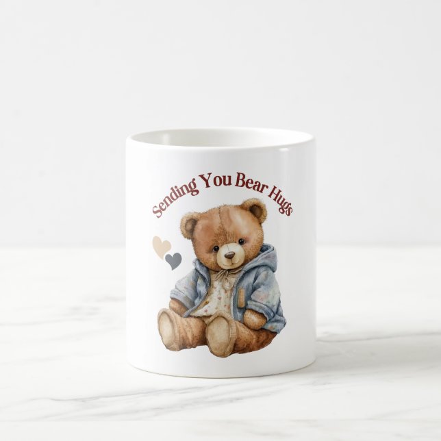 Caneca De Café Teddy Bear Hug (Centro)